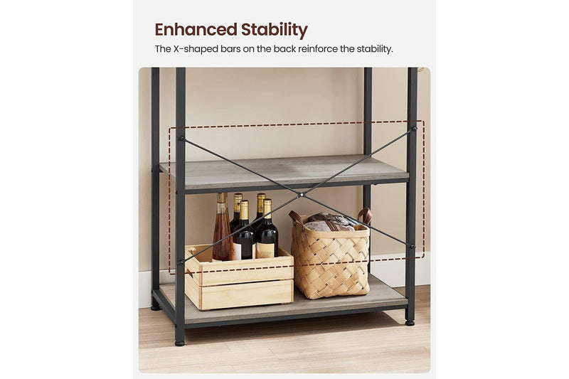 Vasagle Kitchen Storage Baker's Rack - 6-Tier (Greige)