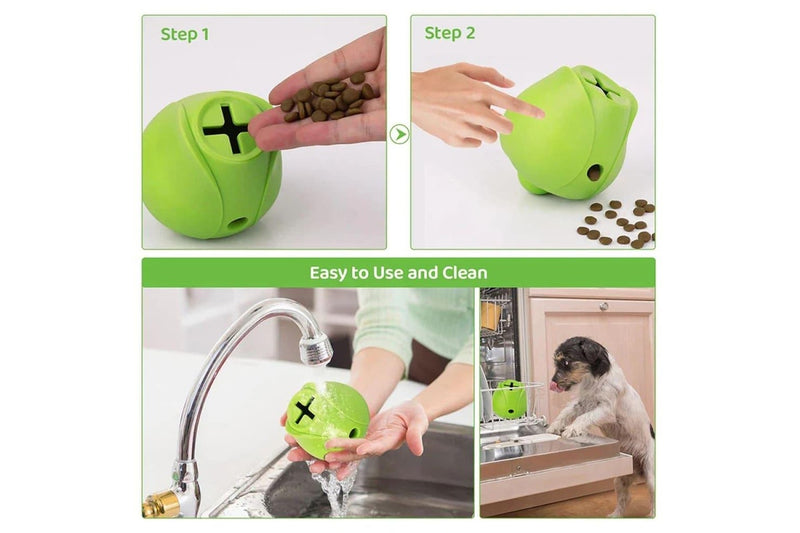 Dog Chew Toy For Small Medium Dogs Treat Dispensing Puzzle Ball