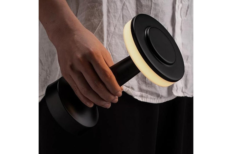 LUMIRO Portable LED Table Lamp with Touch Sensor - Black