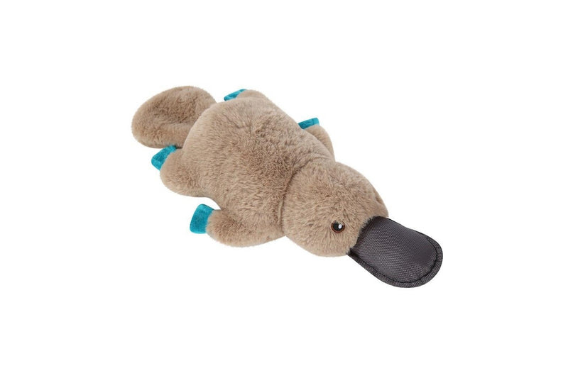 2x Paws & Claws Outback Buddies Platypus Interactive Pet Dog Toy w Squeaker