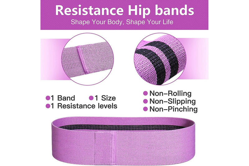 TODO 3 pcs Hip Loop Exercise Resistance Band Booty Legs Trainer 3 Resistance Levels