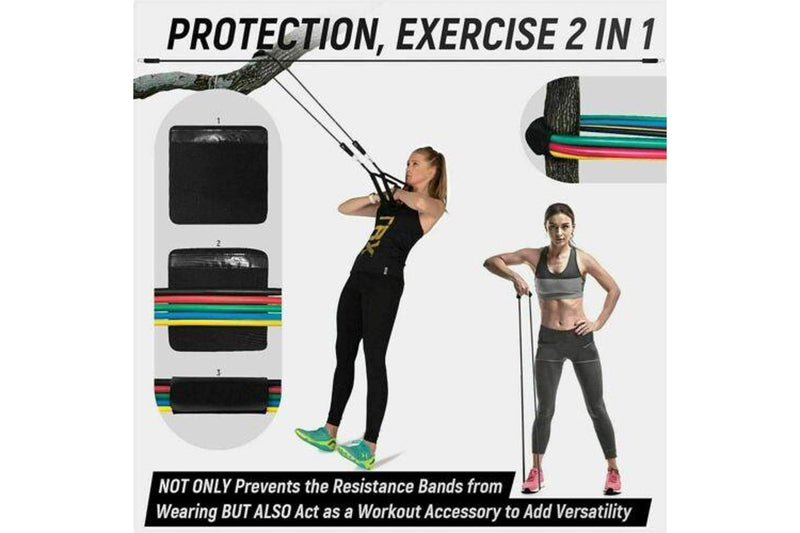 10 Sets X 13Pc Yoga Resistance Band Home Workout Set With Handles