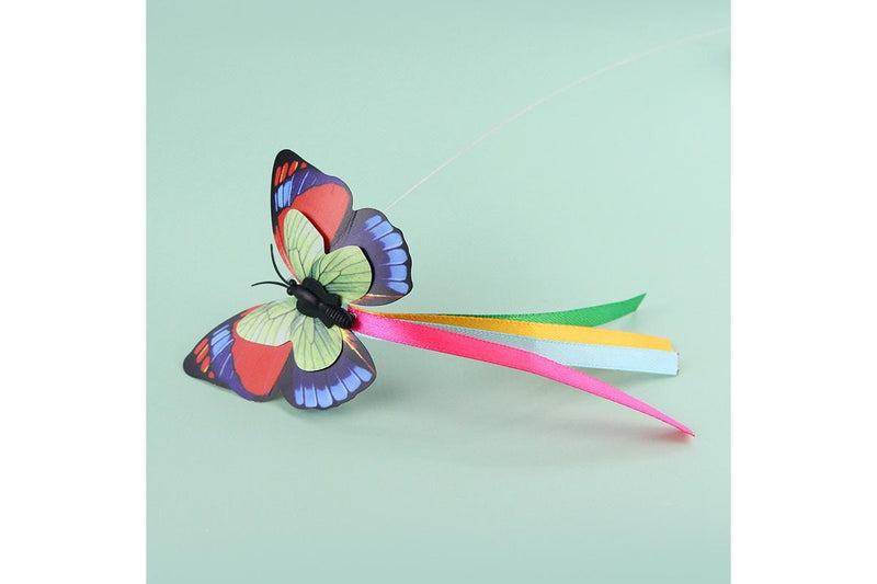 Butterfly Turntable - Interactive Pet Toy (Pink)