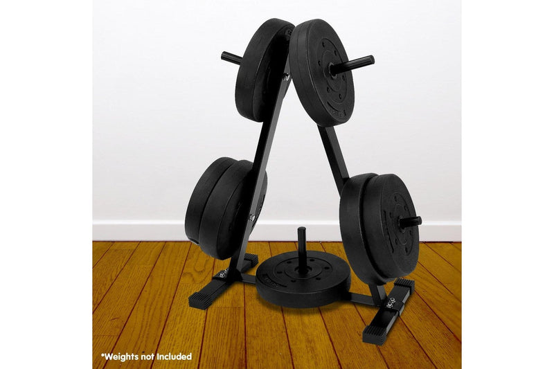 Powertrain Weight Plates Storage Home Gym Rack