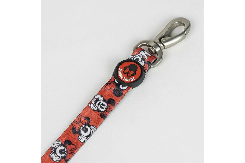 Dog Lead By Minnie Mouse Red M