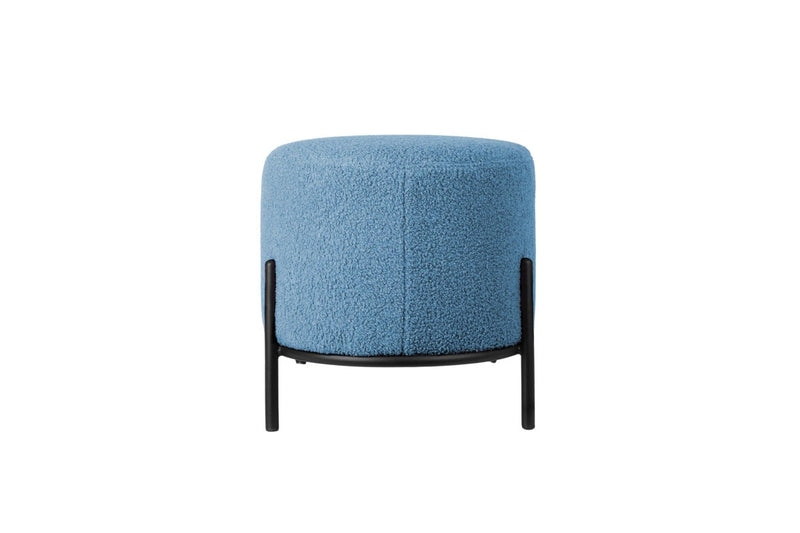 Fraser Country Teddy Bench & Ottoman - Blue