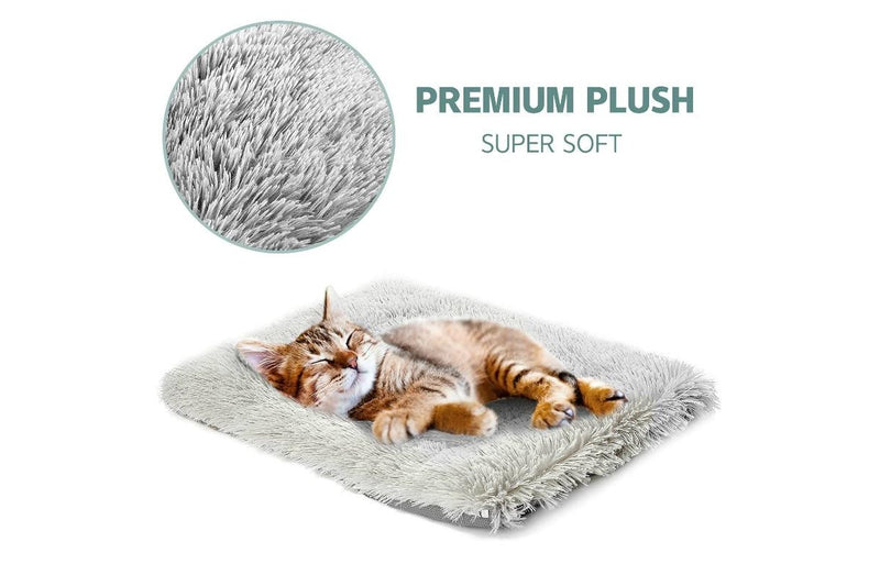 2-in-1 All Seasons Soft Waterproof-Lined Pet Beds - Gray