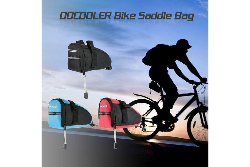 Bike Bicycle Cycle Saddle Bag Ultra Light Seat Pouch Rear Tail Pack Black - Standard