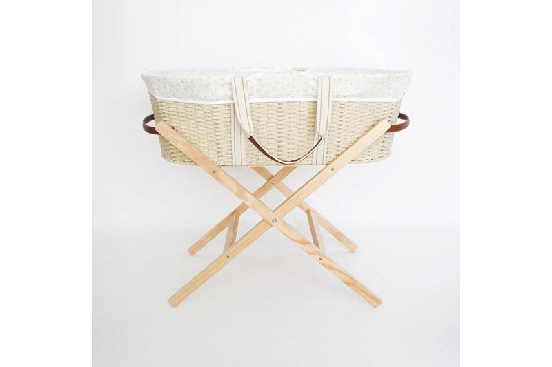 Nestling: Moses Basket Folding Stand - Natural