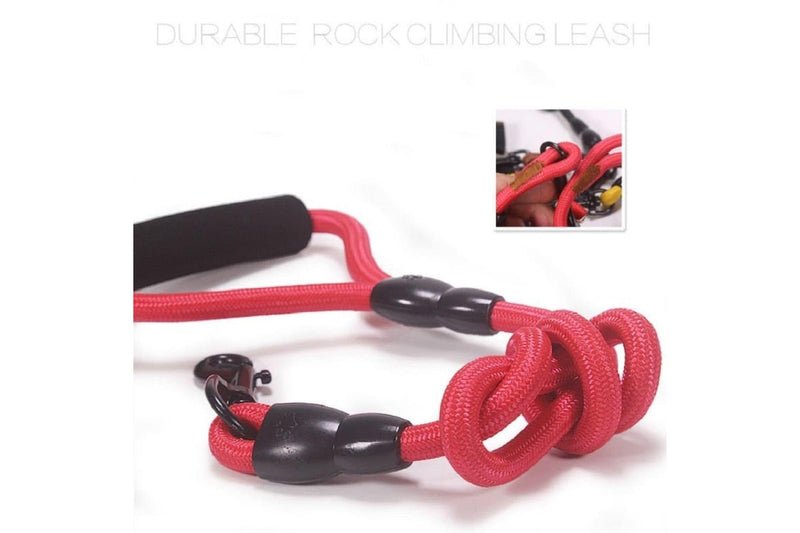 Durable Rock Climbing Nylon Dog Leash With Foam Handle