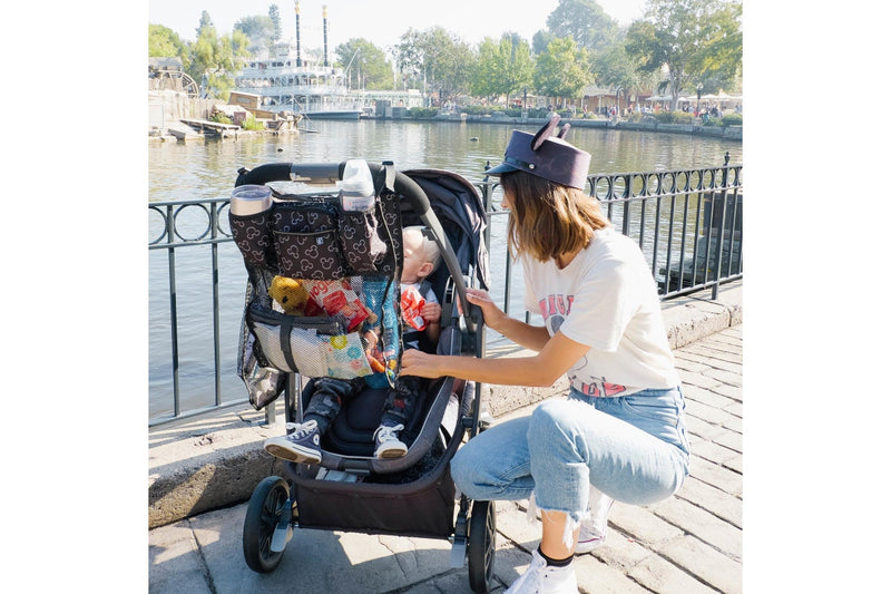 JL Childress: Disney Mickey Mouse Cups 'N Cargo Stroller Organizer - Black