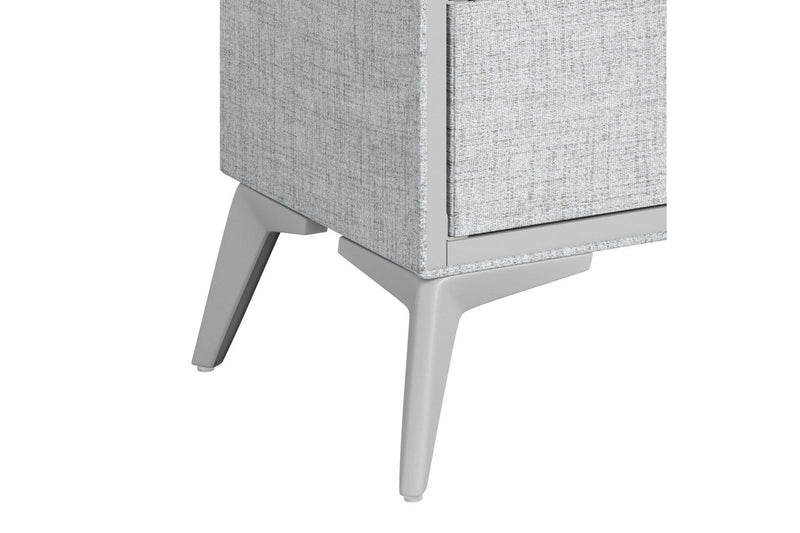 Fraser Country: Lyle 4 Drawer Dresser - Snow Velvet Light Grey