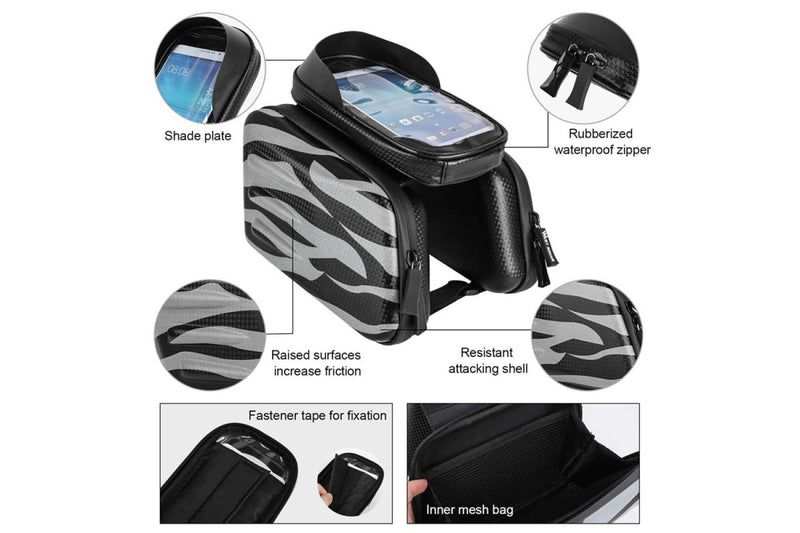 High Quality Waterproof Touch Front Frame Bicycle Bag