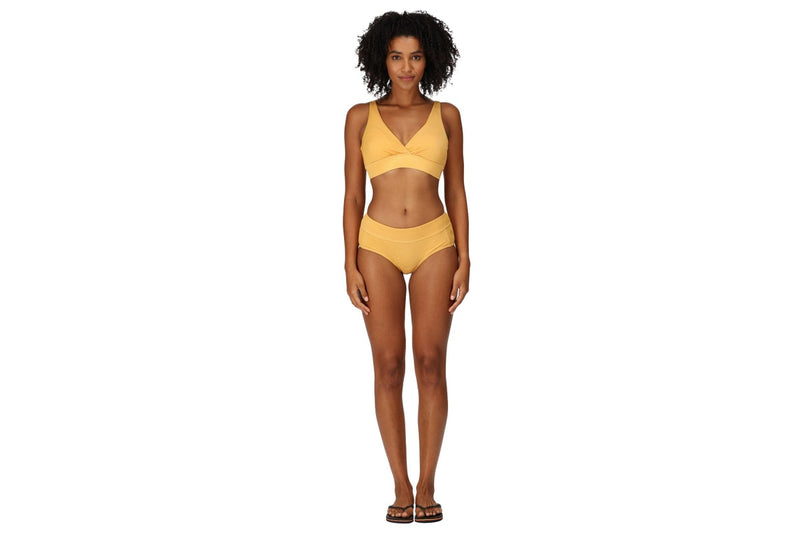 Regatta Womens/Ladies Paloma Textured Bikini Bottoms (Mango Yellow) (14 UK)