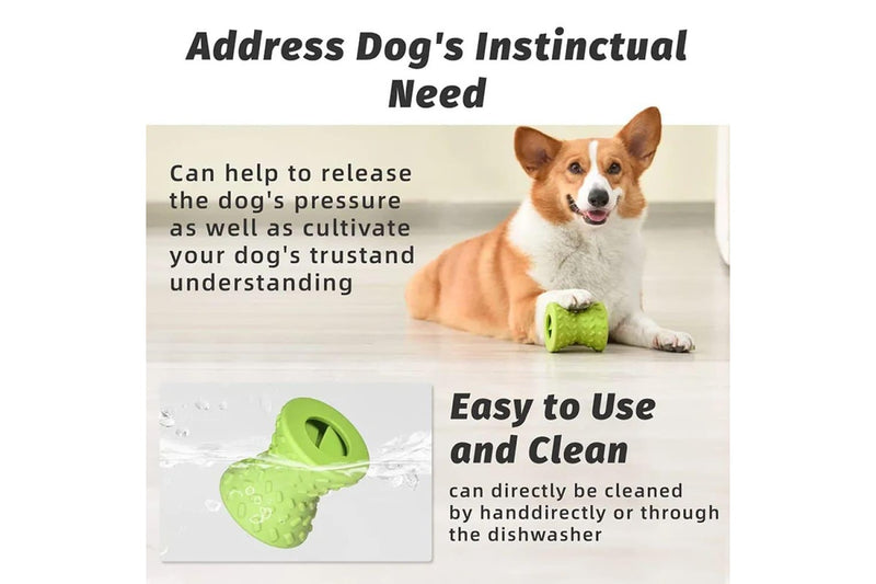 Treat Dispensing Dog Toy Durable Rubber