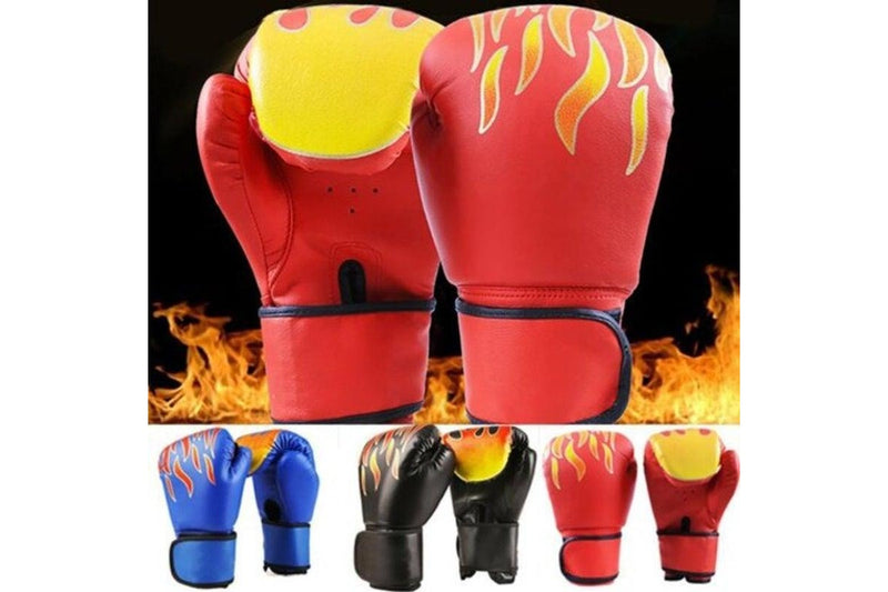 Unisex Adult Boxing Gloves Grappling Fighting Punch Bag Training Pads Black - Standard