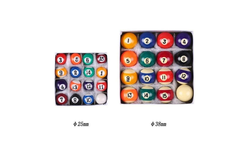 25Mm 38Mm Children Billiards Table Balls Set - Standard