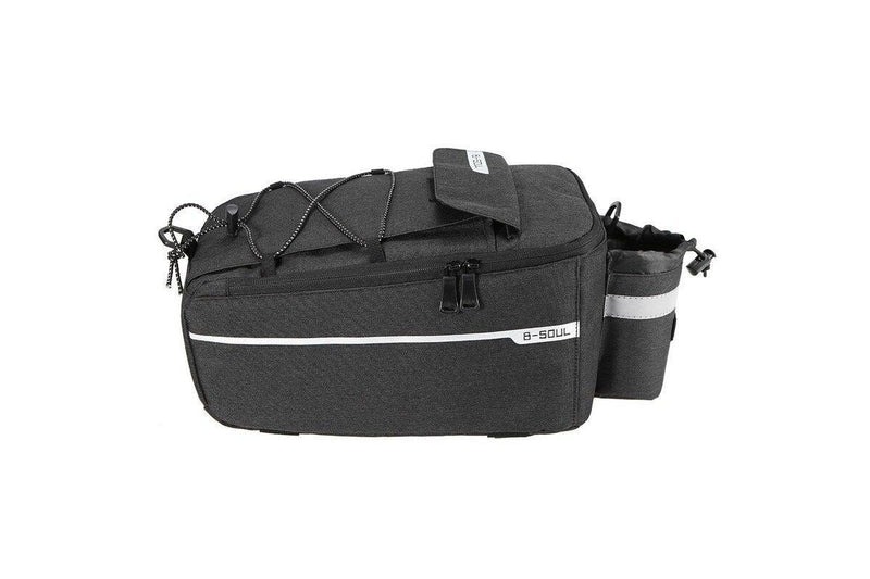 Bicycle Rear Rack Storage Luggage Bag - Grey - Standard