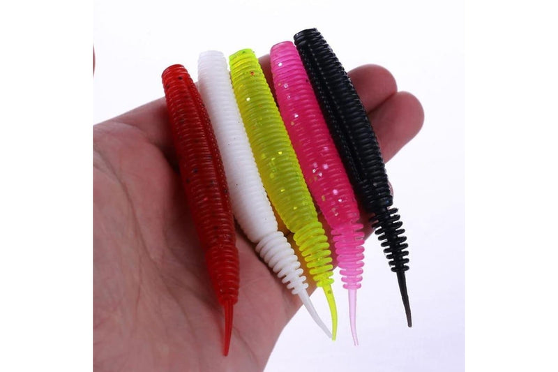 Pack Of 5 Hengjia So109 Spaghetti Worm Soft Bait Lures 10cm 7g Colour 1