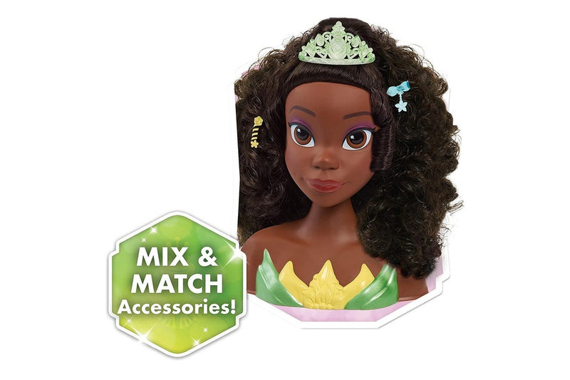 Disney Princesses 26cm Tiana Doll Styling Head Kids Activity Pretend Play Toy 3+