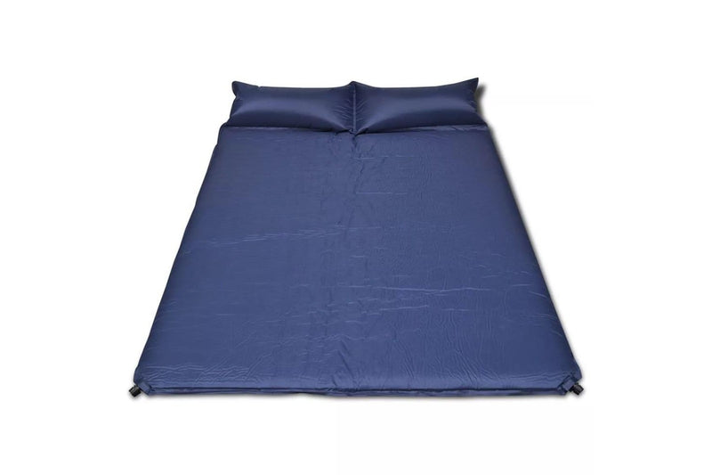 Blue Self-inflating Sleeping Mat 190 x 130 x 5 Cm (double) Kblko