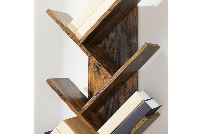 Bookshelves Display Unit Tree-Shaped - Brown