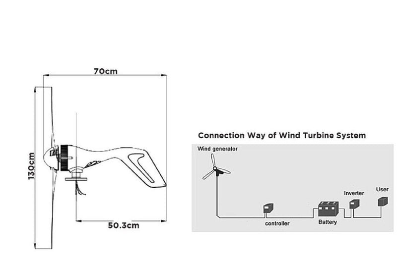 Wind Turbine Generator 12V for Wind