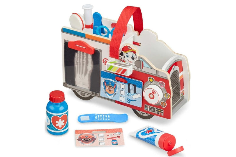 Melissa & Doug: Paw Patrol - Marshall's Wooden Rescue Caddy