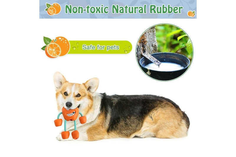 Non-toxic Rubber Squeaky Treat Dispensing Dog Chew Toys For Puppies Small Medium Dogs