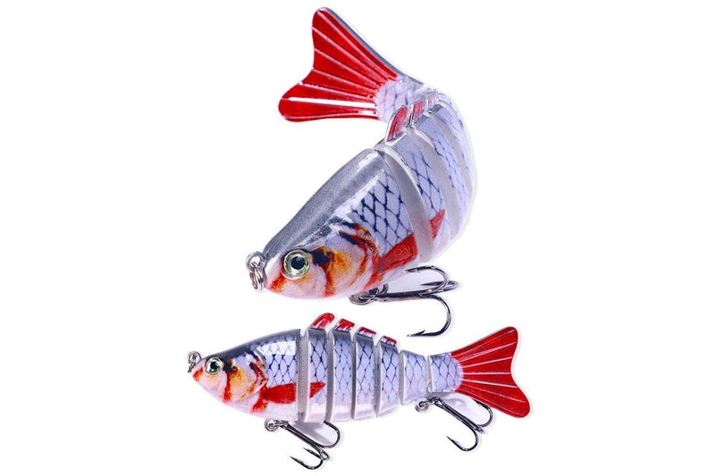 7 Section Vib Minnow Fishing Lures 10cm 15g