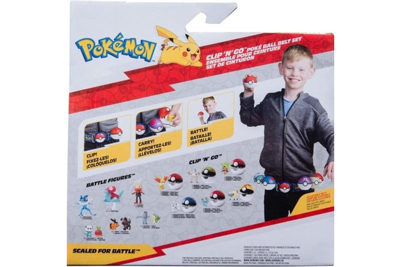 Pokemon Clip 'N' Go: Poke Ball Belt Set - Piplup