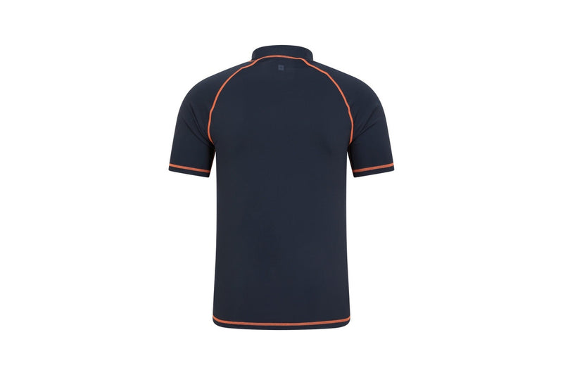 Mountain Warehouse Mens Rash Guard (Pack of 2) (Navy) (XS)