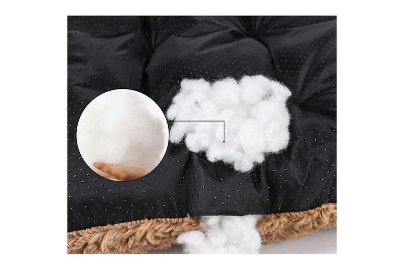 Comfortable Breathable Bite-resistant Soft Short Plush Pet Mat With Non-skid Bottom For Small