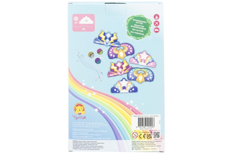 Tiger Tribe: Glitter Goo Crowns - Super Rainbow