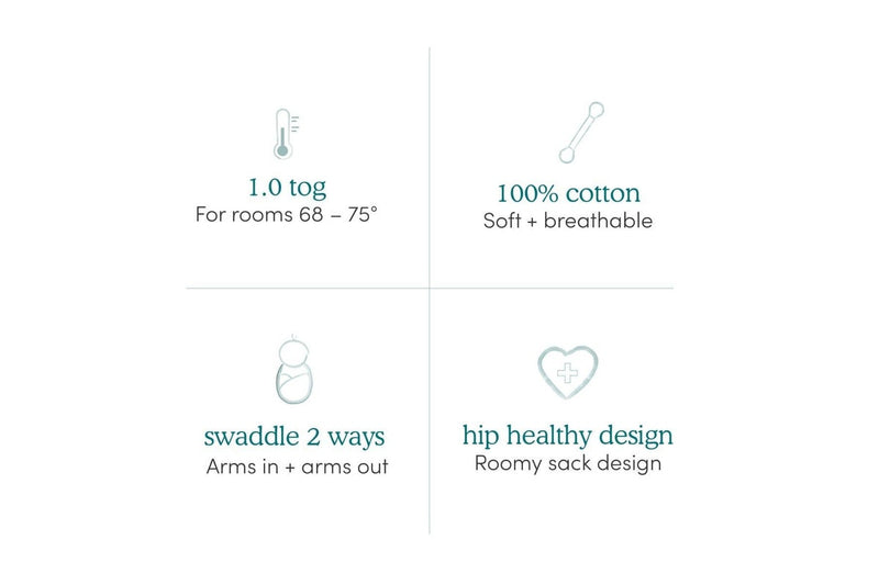 Aden + Anais: Snugg Swaddle Set - Toile (Large/3 Pack)