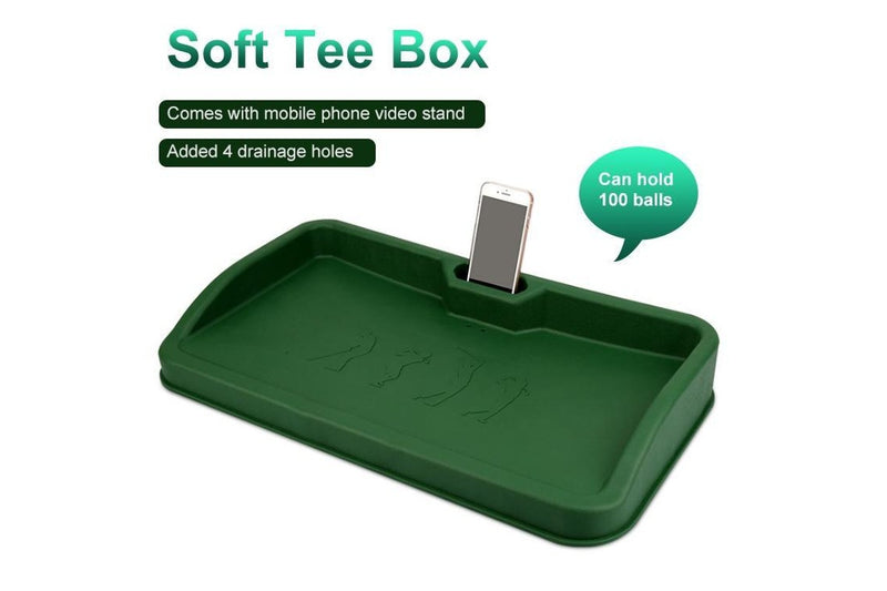 100 Balls Golf Service Box With Phone Stand - Black Character Pattern