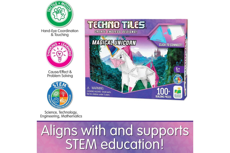 Techno Tiles: Magical Unicorn (100pcs)