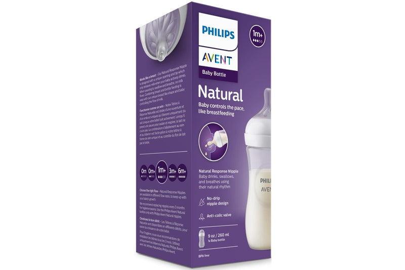 Avent: Natural Response Bottle - 260ml (Single)