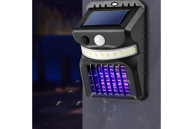 Vibe Geeks Solar Powered Outdoor Mosquito And Insect Killer Lamp