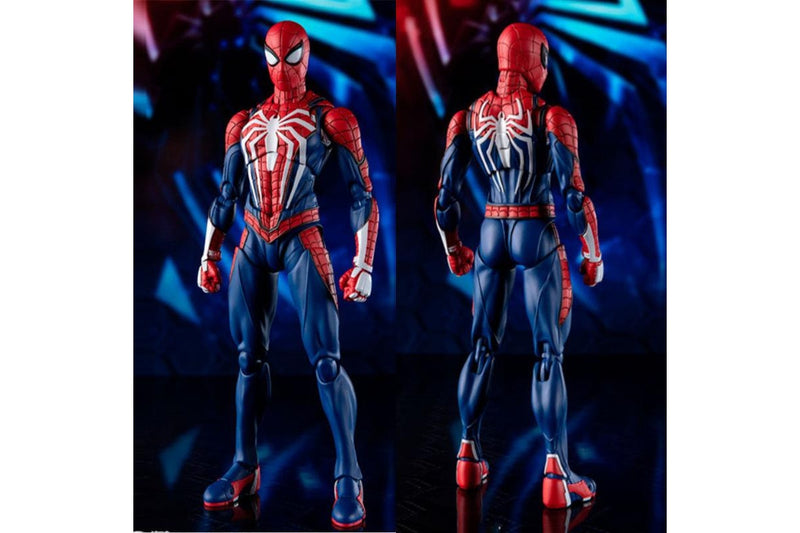 PS4 Spiderman Upgrade Suit Action Figure Toy Spider-Man PVC Collection Model