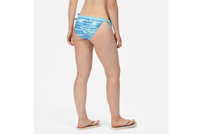 Regatta Womens/Ladies Flavia Brush Stroke Bikini Bottoms (Seascape) (10 UK)