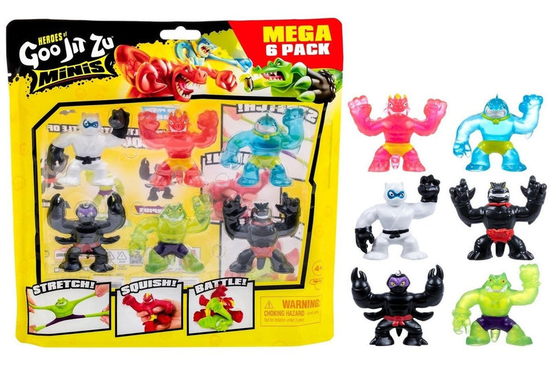 Heroes Of Goo Jit Zu: Minis Mega 6-Pack