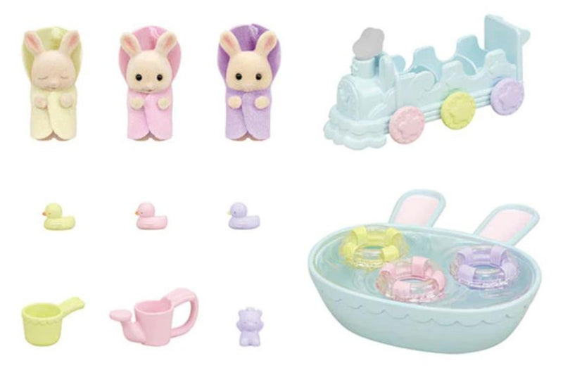 Sylvanian Families - Triplets Baby Bathtime Set