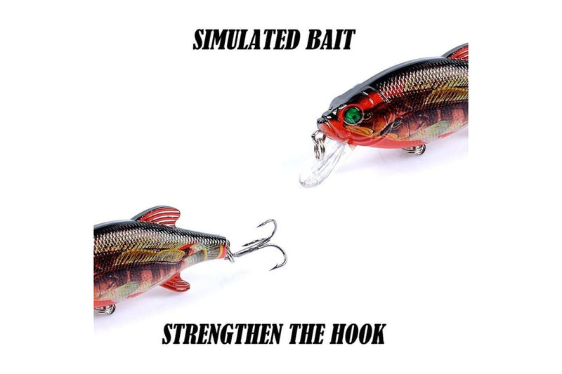 8cm/10.9g Painted Floating Bionic Lure With Rattle