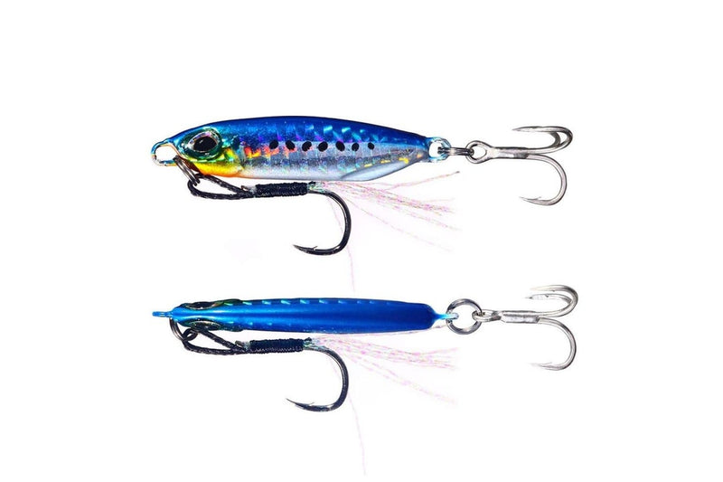 Pack Of 2 Shore Casting Lead Fish Lure 32g Double Hook Long Distance Sinker