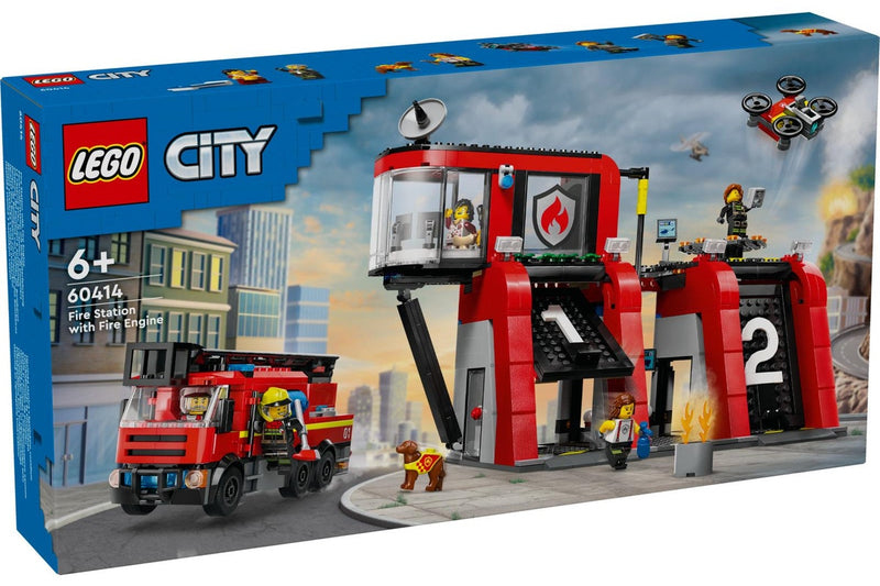 LEGO City: Fire Station with Fire Truck - (60414)