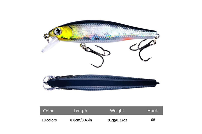 8.8cm 9g Floating Water Minnow Bait