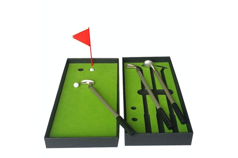 Golf Mini Putting Mat Court Push Rod Trainer - Size 24.5X10.5X3.5Cm