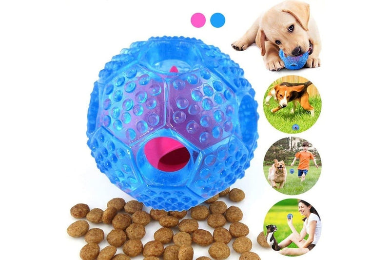 Durable Non-toxic Rubber Teeth Cleaning Food Dispensing Treat Ball For Small Medium Large Dogs