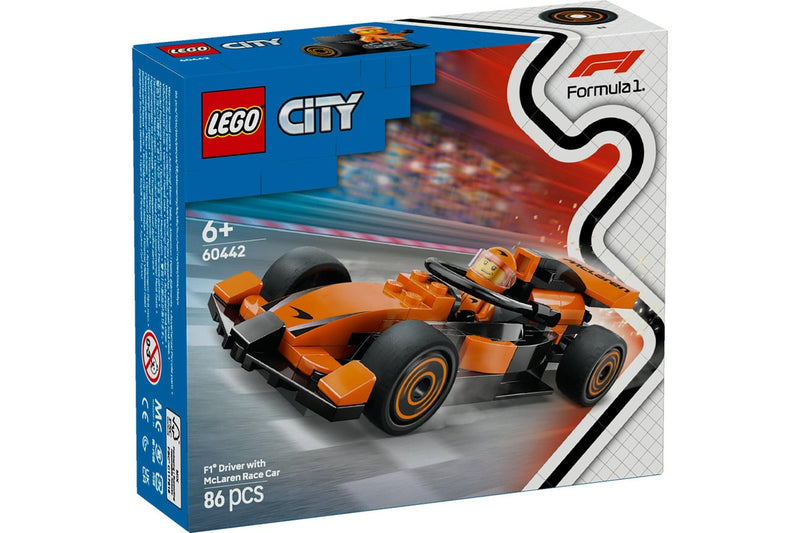 LEGO City: F1 Driver with McLaren Race Car Mini Vehicle - (60442)